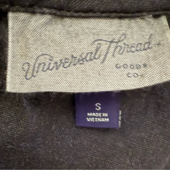 Universal Thread Washed Black Sleeveless Cutout Jumpsuit - Size Small - Picture 9 of 9